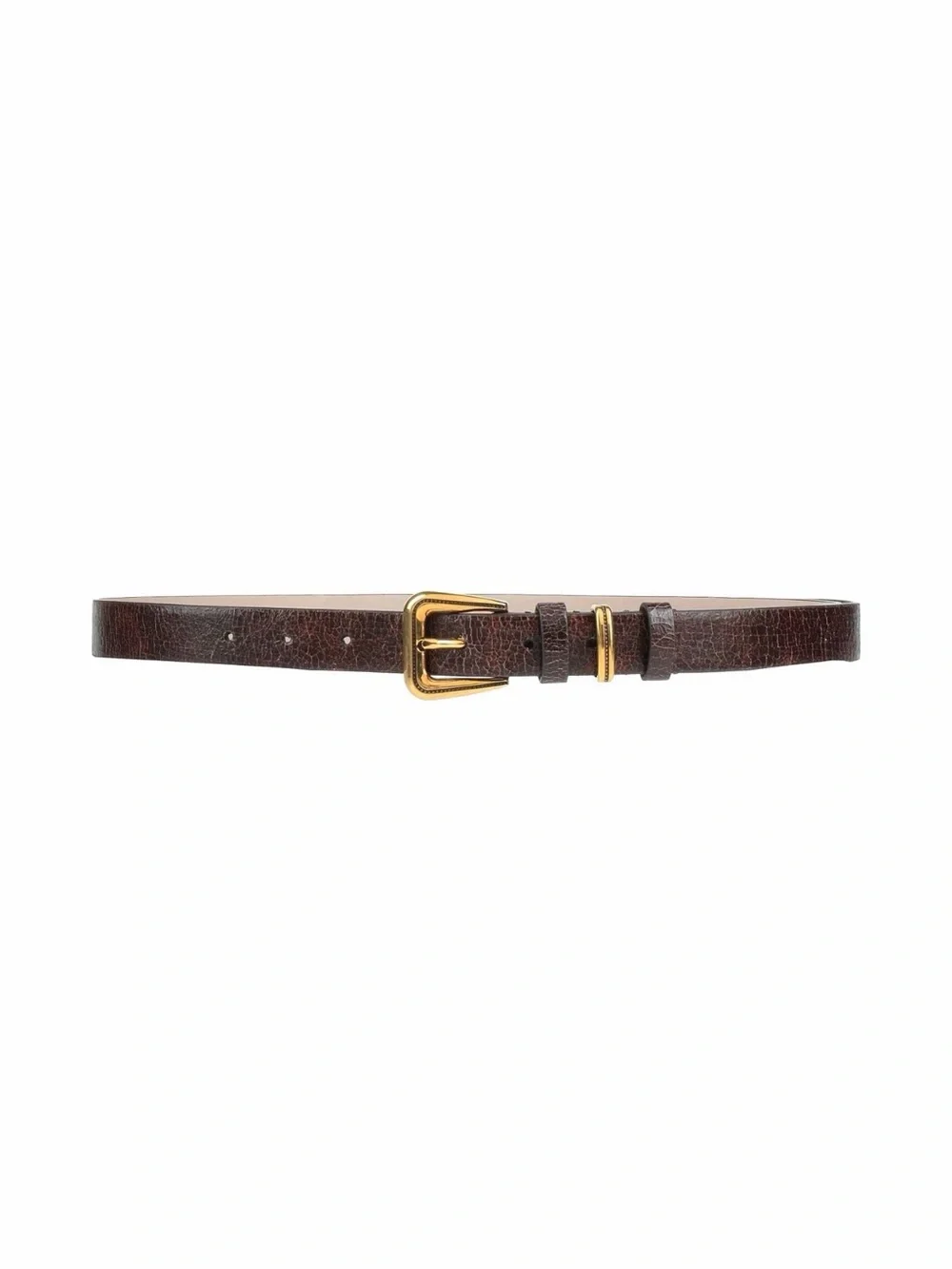 BRUNELLO CUCINELLI WOMENS LEATHER BELT